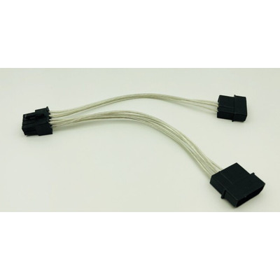 Переходник 8pin на 2x4 pin (Molex) для питания видеокарты PCI Express (луженная медь) Изображение