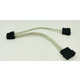 Переходник 8pin на 2x4 pin (Molex) для питания видеокарты PCI Express (луженная медь) Изображение