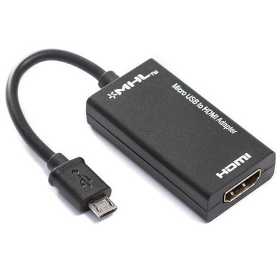MHL адаптер, переходник с microUSB на HDMI Изображение
