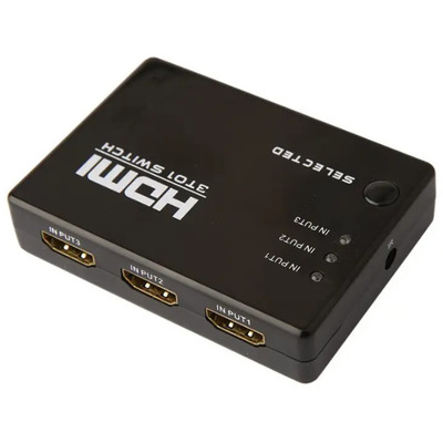 HDMI Switch с ДУ на 3 порта Изображение