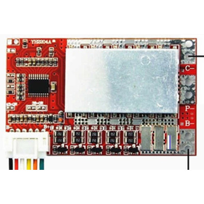 BMS контроллер 5S аккум 3,7 V Li-ion  50A заряда/разряда Изображение