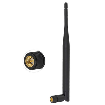 Антенна Wi Fi GSM L-образная 19 СМ SMA (папа) 6dbi Изображение