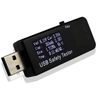 J7-t USB тестер тока, напряжения, мощности и заряда (несколько режимов индикации) Изображение