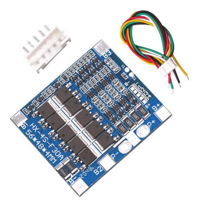 BMS 4s LiFePo4 12,8V 30A заряда/разряда HXYP-4S-F30A Изображение