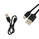 Кабель USB-Type C 0,8м  черный Изображение