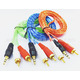 Кабель 3,5mm-2 RCA  1,5 метр в силиконе Изображение