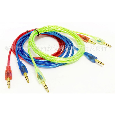 Кабель AUX 3,5mm-3,5mm 1,5 м силикон в упаковке Изображение