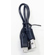 Кабель USB-micro USB 50 см чернний (для зарядки) Изображение