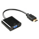 Переходник адаптер hdmi vga с аудио выходом + питание micro USB Изображение