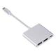 Адаптер 3 в 1 Type-C to HDMI+PD+USB 3.0 Изображение