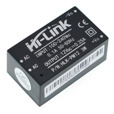 Реле 12 В HLK-PM12 (12V 3W) AC-DC 220V в 12V понижающий модуль Изображение