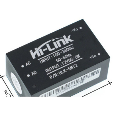 HLK-5M12 (12V 5W) AC-DC 220V в 12V понижающий модуль Изображение