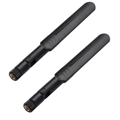 Антенна Wi Fi двухканальная L-образная 16 СМ 8Dbi SMA-F Изображение