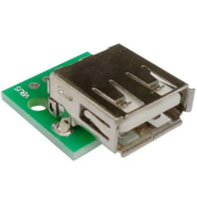 USB разъем мама на плате Изображение