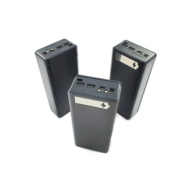 Корпус для повербанка 16 аккумулятора 18650 2хUSB+microUSB+Type-C 3А LCD экран (без аккумуляторов) Изображение