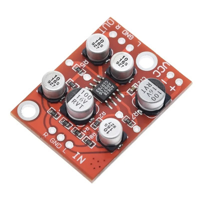 Предусилитель плата стерео DC 5V-15V AD828 Изображение