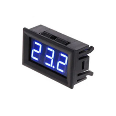 Термометр электронный 12v(синие цифры) Изображение