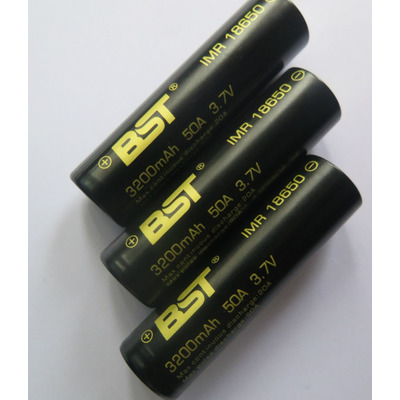 Аккумулятор BST 18650 Li-Ion 3200 mAh 3,7V черный Изображение