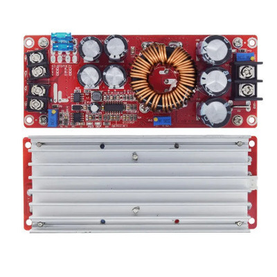 Повышающий dc dc преобразователь 1200w модуль 9-60V в 12-80V Изображение