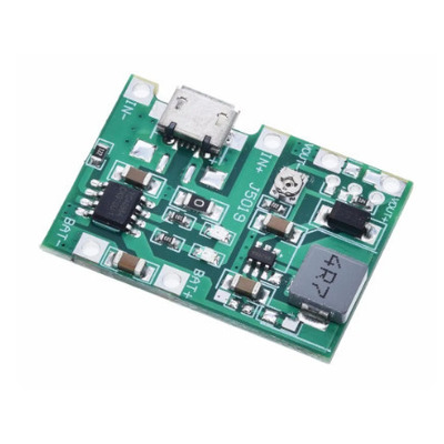 Повышающий модуль повербанка Micro USB USB 5V 2A с выводом под фонарик Изображение