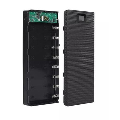 Корпус повербанка 18650 8 аккумуляторов 2,1 А LCD экран Изображение