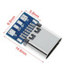 USB 3.1 Type-C Штекер разъем мама Изображение