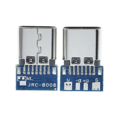 USB 3.1 Type-C Штекер разъем мама Изображение
