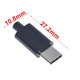 USB Type-C Штекер разъем папа сборной Изображение