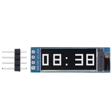 Модуль дисплея 128X32 LCD LED 0.91" IIC Arduino білий Зображення