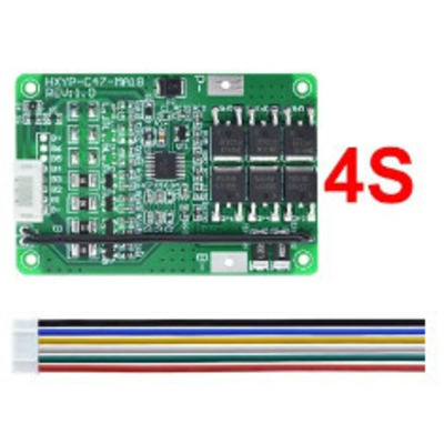 BMS контроллер 4S 20A заряда/разряда 16.8V с датчиком температуры Изображение