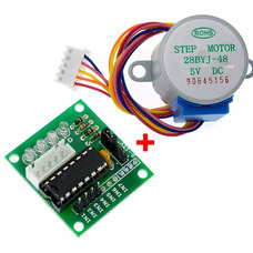 Arduino шаговый двигатель 28byj 48 с драйвером на микросхеме ULN2003 Изображение