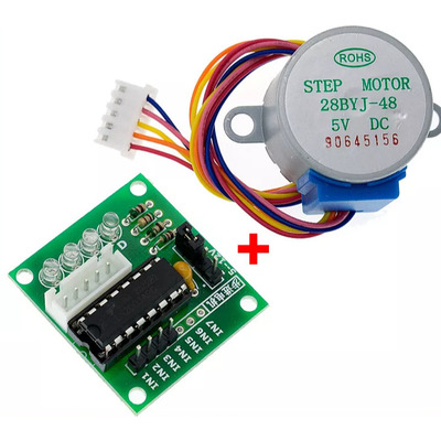 Arduino шаговый двигатель 28byj 48 с драйвером на микросхеме ULN2003 Изображение