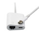 Адаптер 2 в 1 Type-C to RJ45+Type C Изображение
