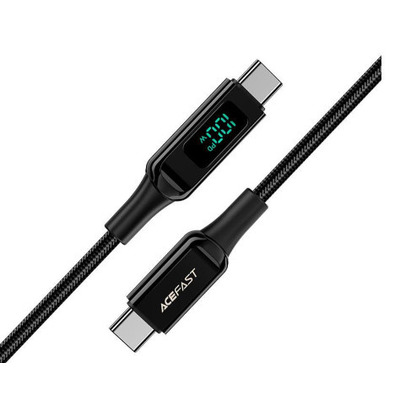 Кабель USB-microUSB с тестером тока и напряжения (синий индикатор) Изображение