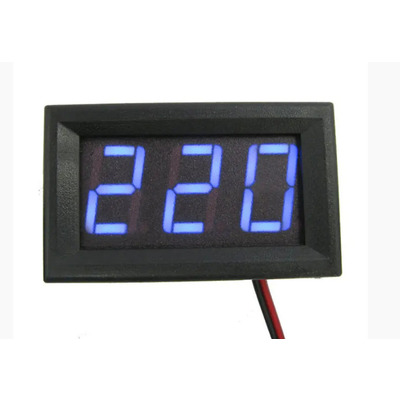 Вольтметр V28 AC 70-500 В(синие цифры) Изображение