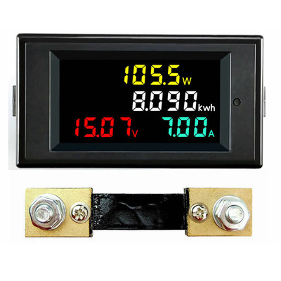 Ваттметр постоянного тока D69-3061  DC 14-600 В ,ток 0-100 А с шунтом Изображение