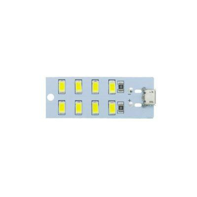 5730 Smd 5V 430mA~470mA White Mirco Usb светодиод лампа подсветка 8 LED Изображение