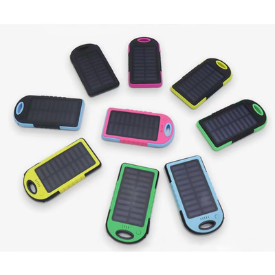 Повербанк с солнечной панелью емкость 3000 mah Изображение