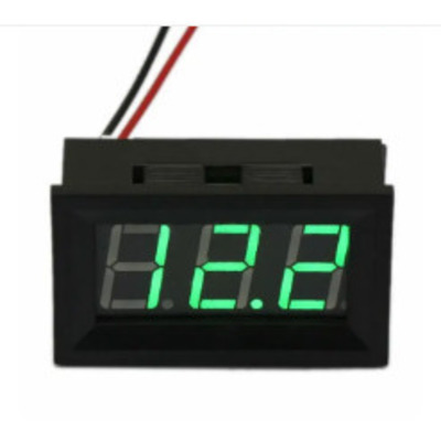 Вольтметр V27DC-B 0-100 В(зеленые цифры) Изображение