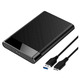 USB 3.0 - SATA кейс коробка с кабелями Изображение