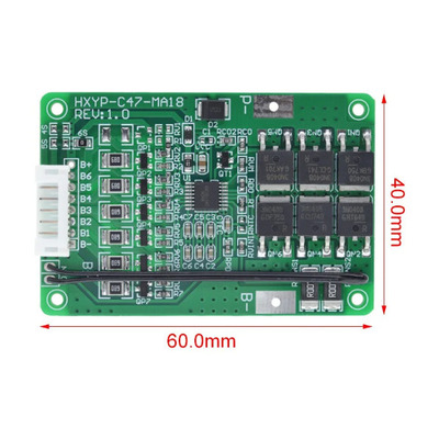 BMS контроллер 7S аккум 3,7 V Li-ion 25,9-29,4V 15A заряда/разряда с датчиком температуры Изображение