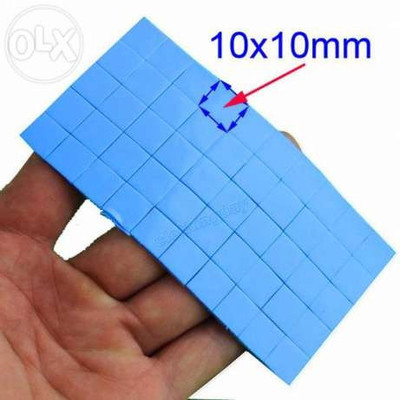 Термопленка термо прокладка 10*10*2mm 10шт Изображение