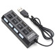 USB HUB 4 порта с выключателем Изображение