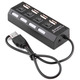 USB HUB 4 порта с выключателем Изображение