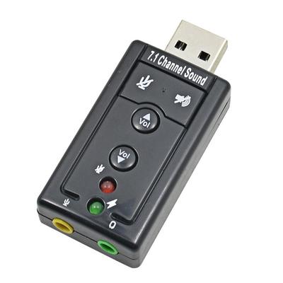 USB звуковая карта адаптер аудио 7.1 Изображение