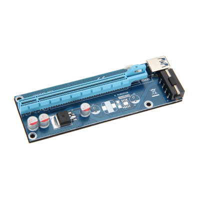 USB Riser райзер rizer x1-x16 molex  60см Изображение