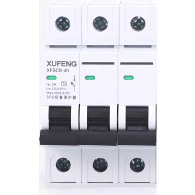 Автомат молниезащиты переменного тока 3P XFSCB-25 230/400 V  25 KA Изображение