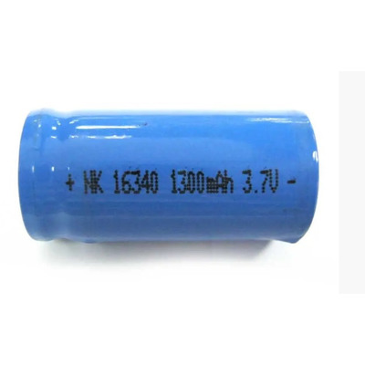 Аккумулятор 16340 Li-Ion 1300 mAh 3,7V синий Изображение