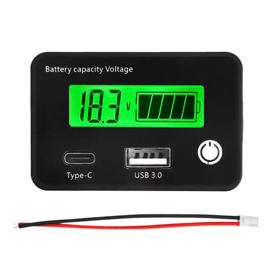 Индикатор емкости батареи DC 8V - 30V 6140 Изображение