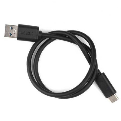 Кабель USB-Type C 0,8м  черный Изображение